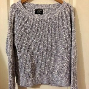 Abercrombie & Fitch Purple & Gray Sweater - Relaxed Fit - Worn Once - Size S